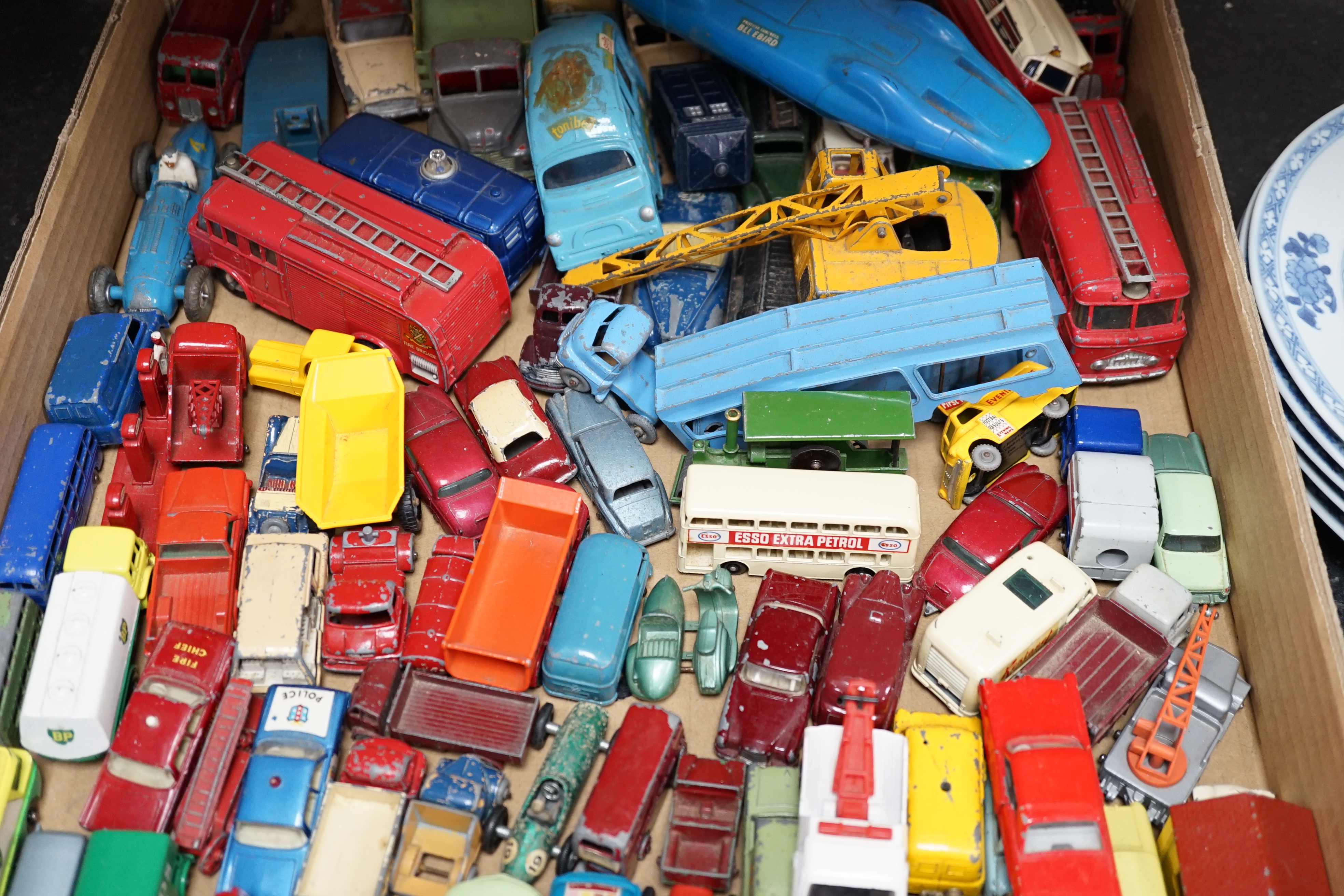 A collection of mainly 1960s diecast vehicles, including twenty-two Husky vehicles, Matchbox Series, Corgi Toys and Dinky Toys (100+ vehicles)